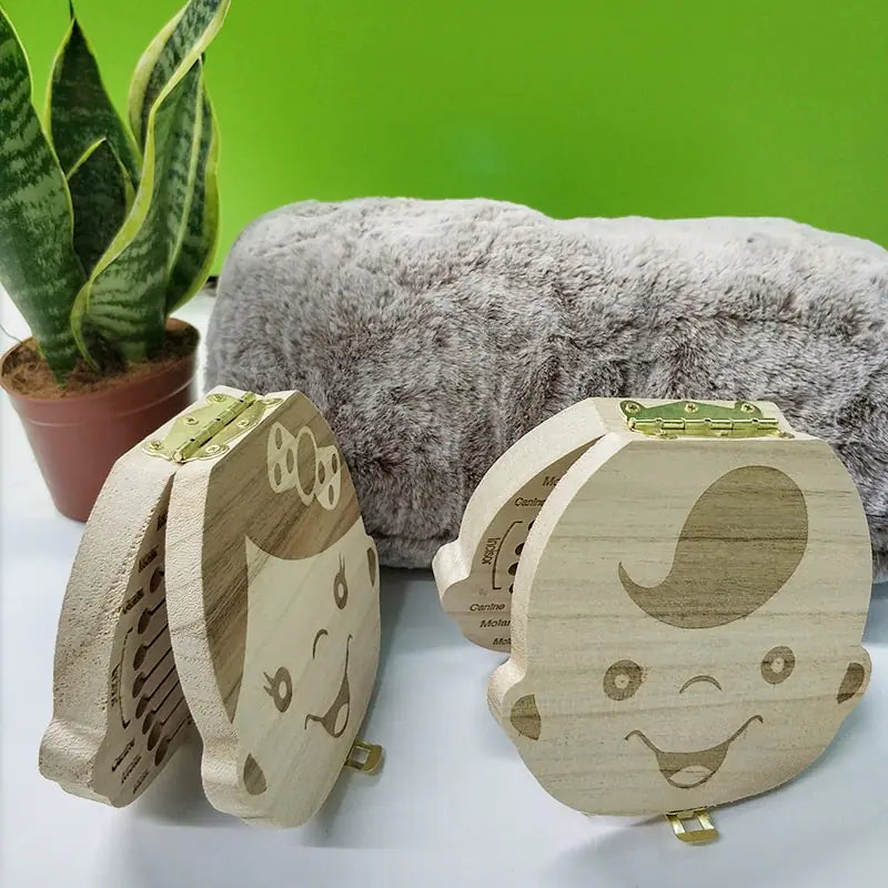 Tooth Box Diy Wooden Baby Tooth Storage Box for Kids – MoreSunnyDaze